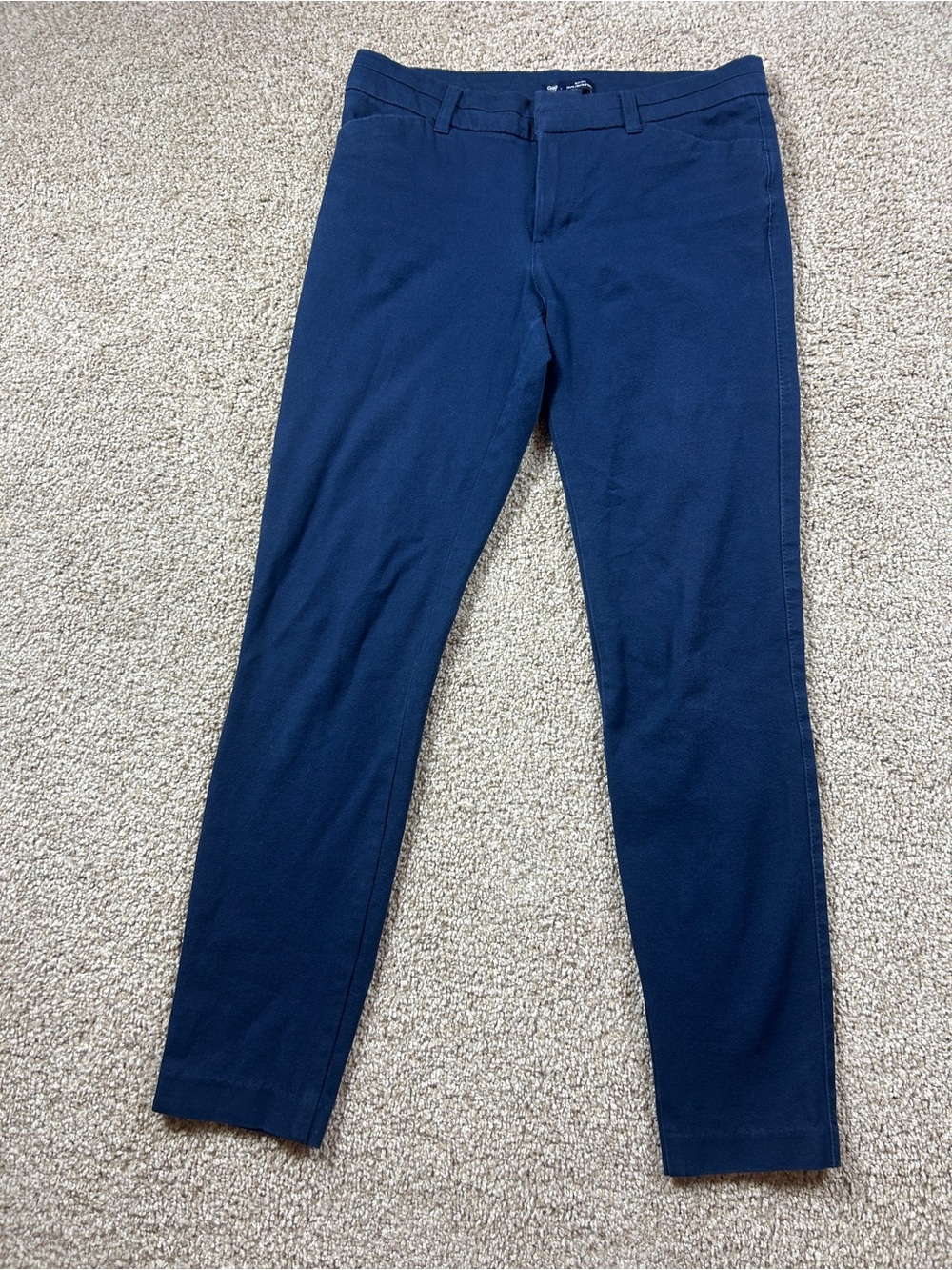 GAP Women's Navy Slim Ankle Pants Stretch Career Office Business Casual Trousers